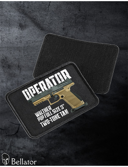 Nášivka Walther PDP Full Size 5 Two-Tone Tan se suchým zipem