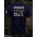 Tričko Operator Walther PDP Full Size 5 Two-Tone Gray navy L