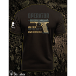 Tričko Operator Walther PDP Full Size 5 Two-Tone Tan černá S