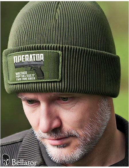 Pletená čepice Operator Walther PDP Full Size 5 Two-Tone Green černá