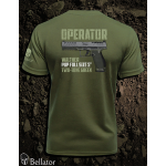 Tričko Operator Walther PDP Full Size 5 Two-Tone Green olivová XXL