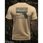 Tričko Operator Walther PDP Full Size 5 Two-Tone Green pouštní L