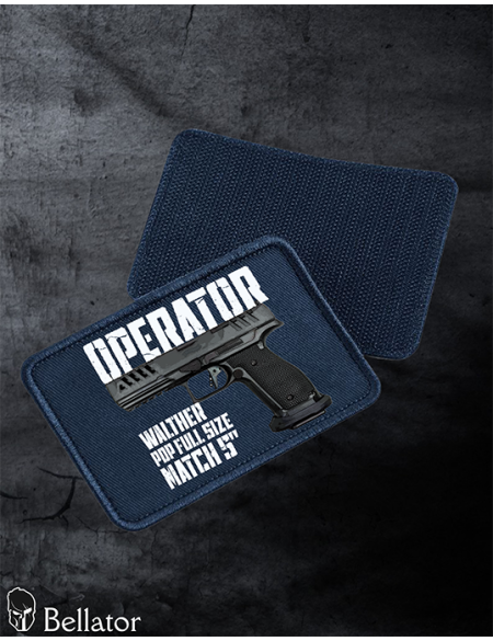 Nášivka Walther PDP Full Size 5 Match 5 se suchým zipem černá