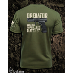 Tričko Operator Walther PDP Full Size Match 5 olivova S