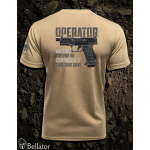 Tričko Operator Walther PDP Pro SD Compact 4.6 Two-Tone Gray pouštní S