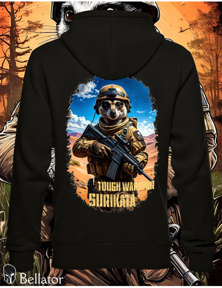 Meerkat Army sweatshirt black