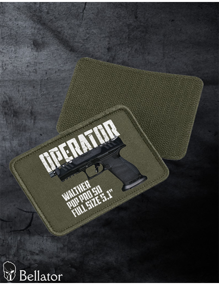 Nášivka Walther PDP Pro SD Full Size 5.1 se suchým zipem olivová