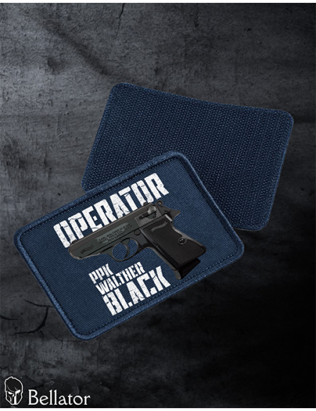 Nášivka Operator Walther PPK Black černá