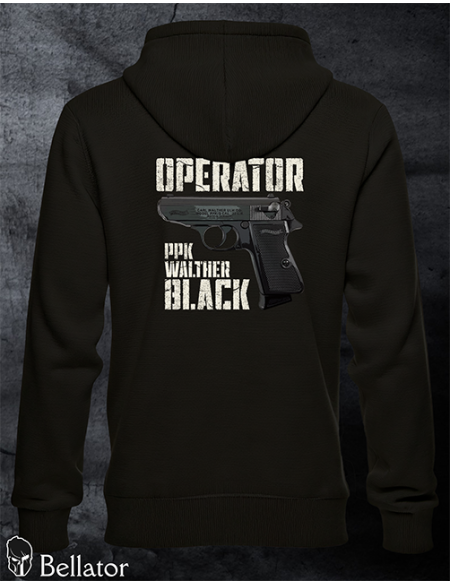 Mikina Operator Walther PPK Black