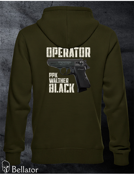 Mikina Operator Walther PPK Black