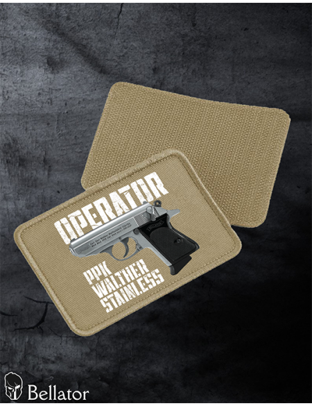 Nášivka Operator Walther PPK Stainless