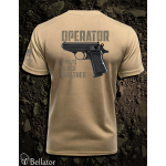 T-shirt Operator Walther PPK with Black black