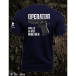 Tričko Operator Walther PPK-s Black navy XL