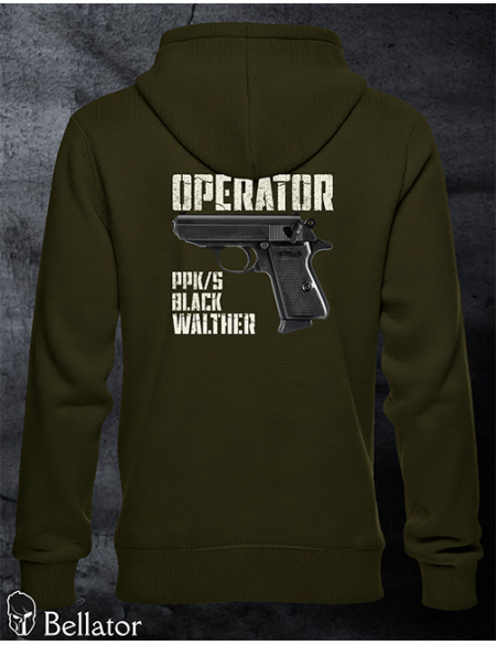 Mikina Operator Walther PPK s Black