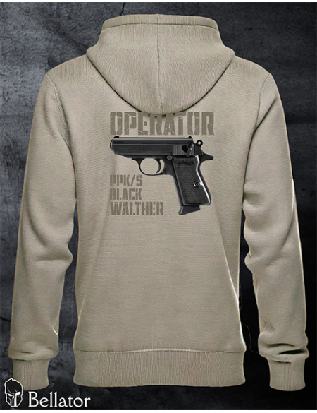 Mikina Operator Walther PPK-s Black černá