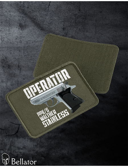 Nášivka Operator Walther PPK-s Stainless