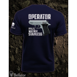 T-shirt Operator Walther PPK-s Stainless navy