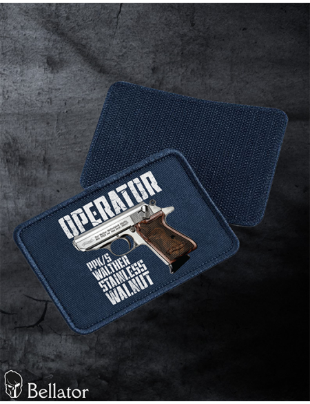Operator patch Walther PPK-s Stainless Walnut black