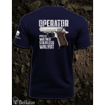 T-shirt Operator Walther PPK-s Stainless Walnut black