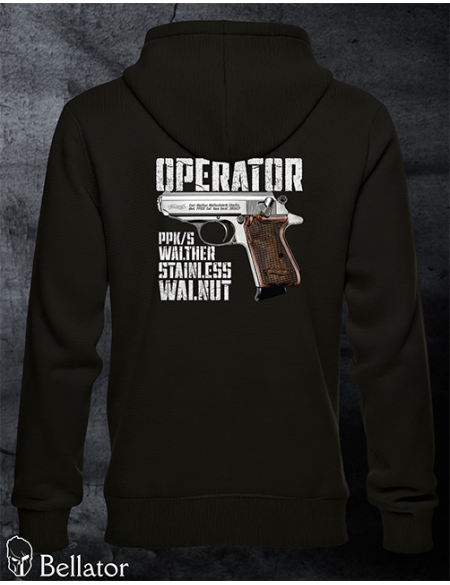 Mikina Operator Walther PPK-s Stainless Walnut