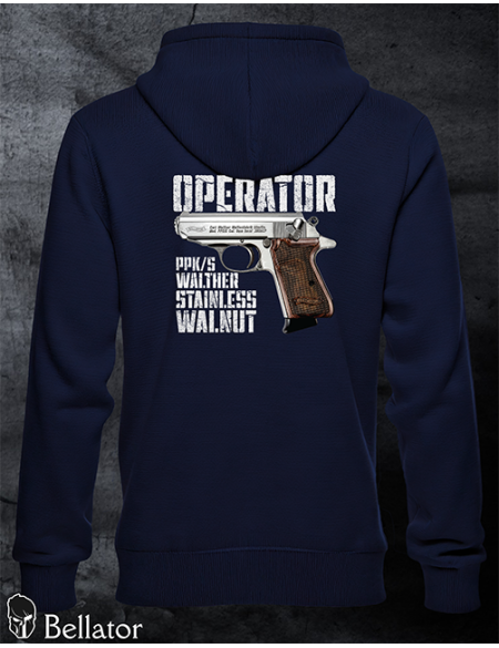 T-shirt Operator Walther PPK-s Stainless Walnut black