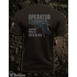 Tričko Operator Walther PPK-s 22LR Black černá XXL