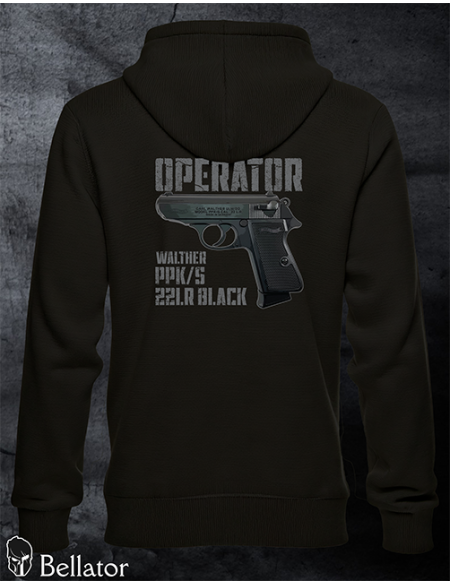 Sweatshirt Operator Walther PPK-s 22LR Black black