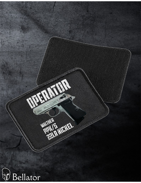 Nášivka Operator Walther PPK-s 22LR Nickel