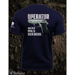 Tričko Operator Walther PPK-s 22LR Nickel navy XL
