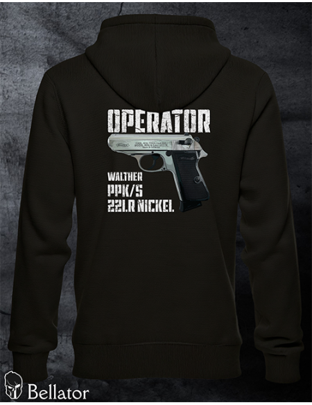 Sweatshirt Operator Walther PPK-s 22LR Black black
