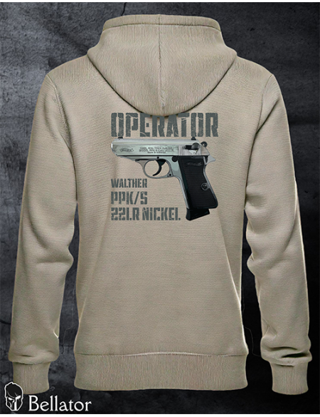 Sweatshirt Operator Walther PPK-s 22LR Nickel olive