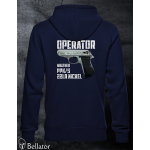 Mikina Operator Walther PPK-s 22LR Nickel navy 3XL