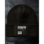 Pletená čepice Operator Walther WMP černá
