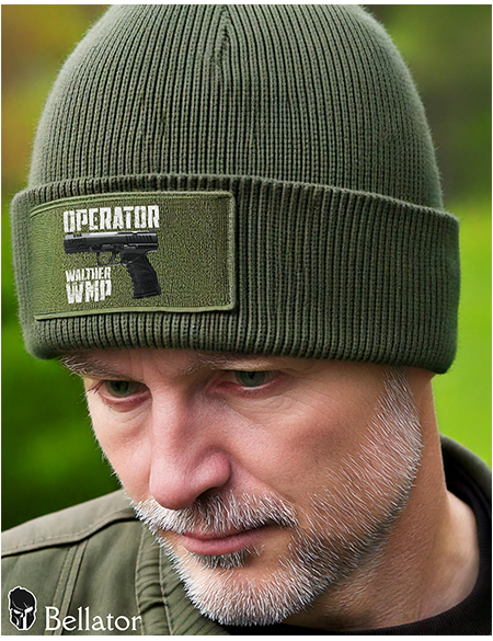 Pletená čepice Operator Walther WMP černá