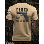Tričko Operator Glock G17 pouštní M