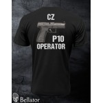 Tričko CZ P10 operator černá 3XL