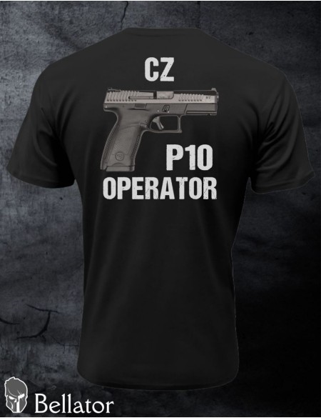 Tričko CZ P10 operator černá 3XL