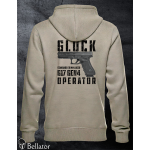 Mikina Operator Glock G17 Gen4 šedá světlá XL
