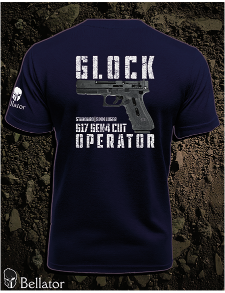 Tričko Operator Glock G17 Gen4 Cut černá