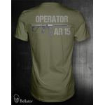 Tričko AR 15 Operator 3XL Olivová