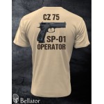 T-shirt CZ 75 SP-01 operator XXL desert
