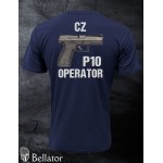Tričko CZ P10 operator 3XL tmavě modrá