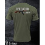 T-shirt CZ VZ 58 operator XXL Olive