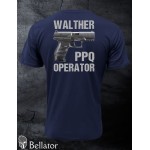 T-shirt Walther PPQ operator XXL dark blue