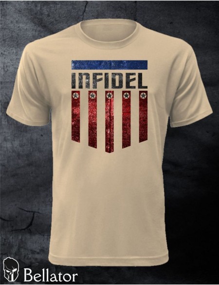 T-shirt Infidel shield XXL desert