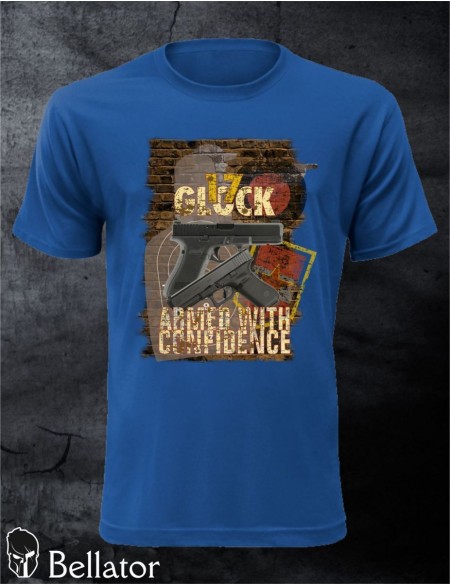 T-shirt Glock 17 XXL blue
