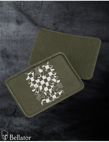 Moravian eagle patch with velcro, black