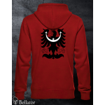 Mikina Slezská orlice 01 červená 3XL