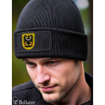 Knitted hat Silesian Eagle symbol 02 black
