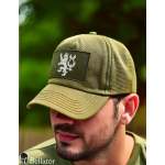 Kšiltovka Český lev 01 pro patch olivová